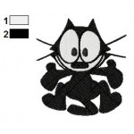 Felix the Cat 02 Embroidery Design